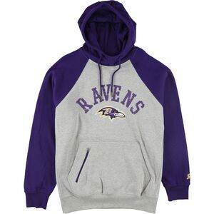 STARTER Mens Baltimore Ravens Hoodie Sweatshirt, rav, XL